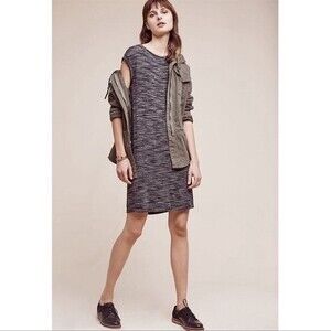 Cloth & Stone Marled Dress Melange Jersey Gray Size Small